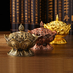 Tibetan Lotus Aromatherapy Incense Burner