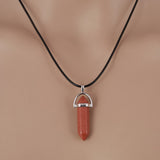 Natural Healing Stone And Crystal Pendant Necklace