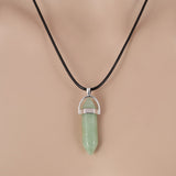 Natural Healing Stone And Crystal Pendant Necklace