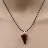 Natural Healing Stone And Crystal Pendant Necklace