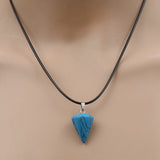 Natural Healing Stone And Crystal Pendant Necklace