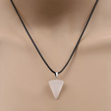 Natural Healing Stone And Crystal Pendant Necklace